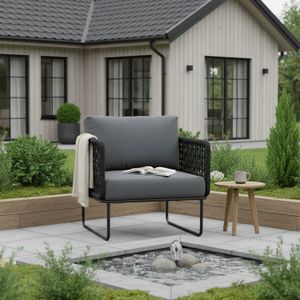 Cosmic Collection Tender Loungesessel Stahl/Rope/Olefin