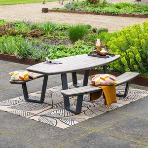Garden Impressions Bell Gartenmöbel-Set XL (8 Plätze) Tisch 220x100cm