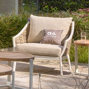 Apple Bee Milou Loungesessel Aluminium/Polyrattan/Bee Wett