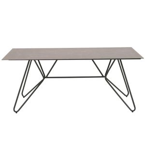 OUTLIV. Maranello Gartentisch 180x90cm Stahl/Glaskeramik