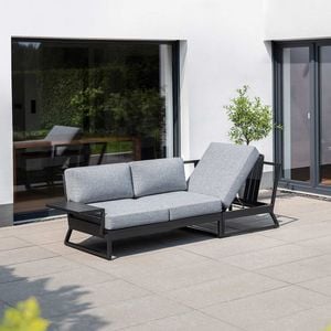 Kettler Ocean Skid Platform Gartensofa mit Ablage Aluminium/Olefin