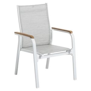 Kettler Granada Stapelsessel Aluminium/Outdoorgewebe