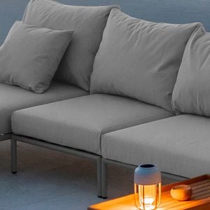 HOUE Level 2 Mittelmodul Aluminium/Sunbrella