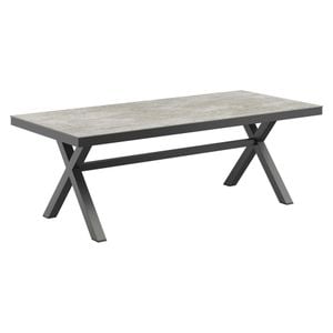 OUTLIV. Gartentisch 220x100cm Aluminium/Dekton