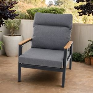Siena Garden Cortina Loungesessel Aluminium/Rope/Kunstfaser