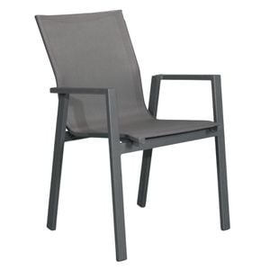 OUTLIV. Pandora Modern Stapelsessel Aluminium/Textilene