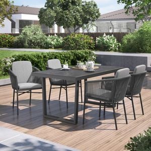 OUTLIV. Ohio Gartenmöbel-Set M (4 Plätze) Tisch 160x90cm Kufe