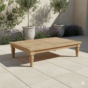 OUTLIV. Portofino Loungetisch 120x80cm Teak recycelt