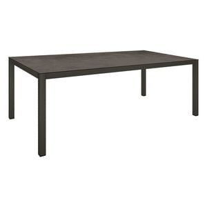 Stern Gartentisch 200x100 cm Aluminium/Silverstar