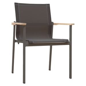 Zebra Enox Gartensessel Aluminium/Batyline