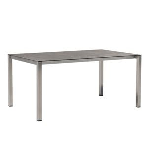 OUTLIV. Ausziehtisch Edelstahl/Glaskeramik