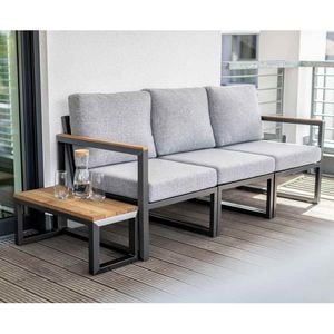 Kettler Ocean Skid City Line Gartenloungesofa Aluminium/Olefin