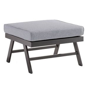 Sieger Auckland Loungehocker Aluminium/Sunproof