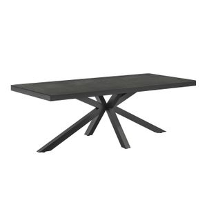 OUTLIV. Gartentisch Aluminium/HPL Schweizer Kante