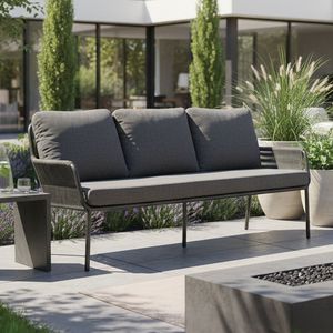 LC Garden Como Diningsofa Aluminium/Rope/Olefin