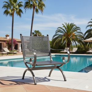 MBM Romeo Loungesessel Schmiedeeisen