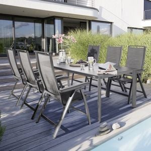 Kettler Forma II Gartenmöbel-Set L (6 Plätze) Tisch 220x95cm