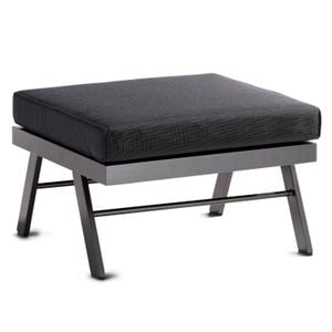 Sieger Auckland Loungehocker Aluminium/Sunproof