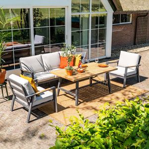 Garden Impressions Elati Dininglounge Tisch 150x89,5cm Aluminium/Polyester