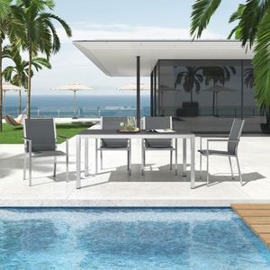 Stern Cardiff Gartenmöbel-Set M (4 Plätze) mit OUTLIV. Tisch 160x90cm