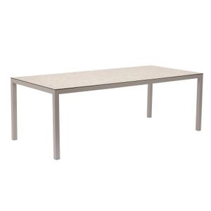 OUTLIV. Gartentisch Aluminium/Glaskeramik
