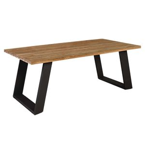 OUTLIV. Vido Gartentisch 200x100cm Aluminium/Teak recycelt