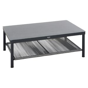 Siena Garden Kansas Loungetisch 110x70cm Aluminium/Glas