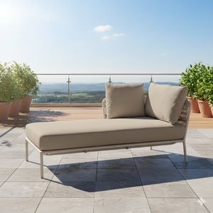Stern Romy Chaiselongue Aluminium/Rope/Outdoorstoff