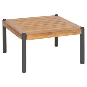 Stern Taro Beistelltisch Garten Aluminium/Teak