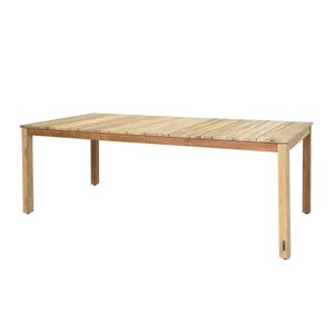 Zebra Derex Gartentisch 220x100cm Teak recycelt