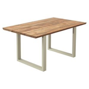 OUTLIV. Negara Gartentisch Edelstahl/Teak recycelt