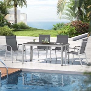 Kettler Basic Plus Gartenmöbel-Set 5-tlg. Tisch 160x90cm
