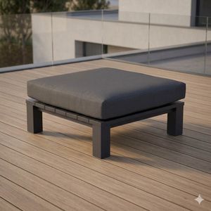 Garden Impressions Cube Loungehocker Aluminium/Kunstfaser