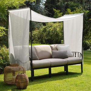 Nardi Komodo Gartenloungesofa inkl. Sonnenschutz Kunststoff/Sunbrella