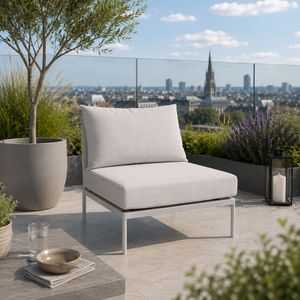 Stern Coco Mittelmodul Aluminium/Outdoorstoff