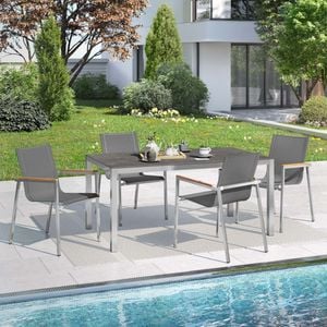 OUTLIV. Rimini Gartenmöbel-Set 5-tlg. Tisch 160x90cm