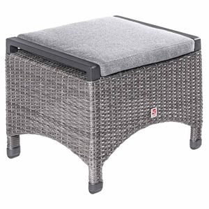LC Garden Komido Loungehocker Aluminium/Geflecht