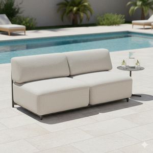 Kettler Tribe Gartenloungesofa Aluminium/Polyester