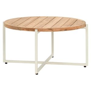 Apple Bee Condor Loungetisch Ø74x38cm Aluminium/Teak
