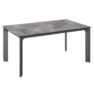 Kettler Diamond Gartentisch 140x70cm Aluminium/HPL