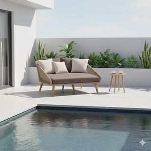 OUTLIV. Avarua Daybed Akazie/Polypropylen