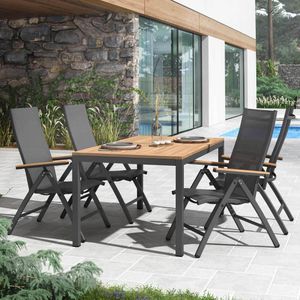 OUTLIV. Kobe Gartenmöbel-Set M (4 Plätze) Tisch 150/210x90cm