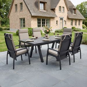 LC Garden Avena Gartenmöbel-Set L (6 Plätze) Tisch 160/210x100cm