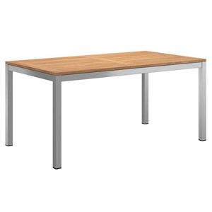 OUTLIV. Gartentisch 160x90cm Edelstahl/Teak