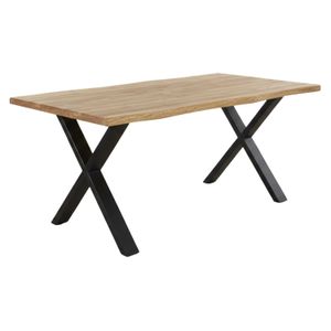 OUTLIV. Negara Gartentisch Edelstahl/Teak recycelt