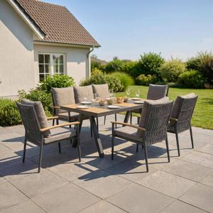 LC Garden Avento Gartenmöbel-Set L (6 Plätze) Tisch 167x90,5cm