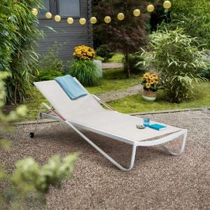 Kettler Diamond Gartenliege Aluminium/Outdoorgewebe