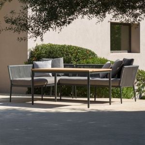 LifestyleGarden Topaz Dininglounge Aluminium/Rope/Olefin