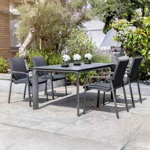Kettler Diamond Gartenmöbel-Set M (4 Plätze) Tisch 160x95cm