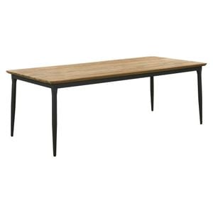 OUTLIV. Monet Gartentisch Aluminium/Teak